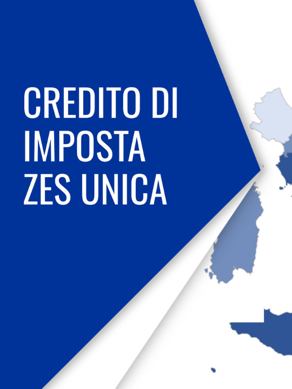 credito d'imposta zes unica